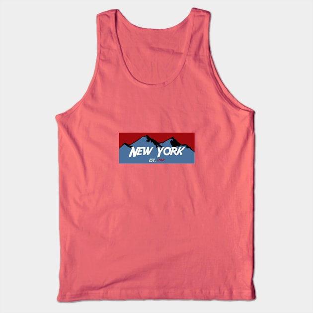 New York Mountains Tank Top by AdventureFinder